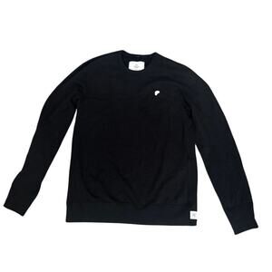 Reigning Champ Black Cotton Crewneck Sweatshirt Size M